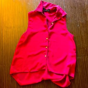 Medium vibrant pink blouse